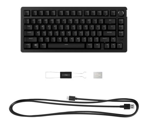 KEYBOARD ALLOY RISE 75 S BLACK/7G7A4AA#ABA HYPERX