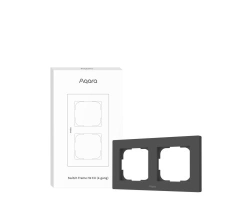 SMART SWITCH FRAME H2 (2-GANG)/GRAY FE-X01D-G AQARA