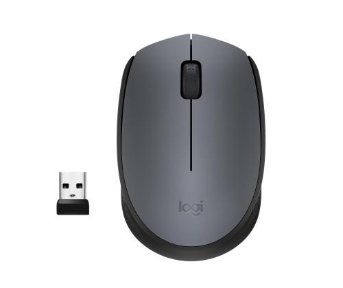MOUSE USB OPTICAL WRL M170/GREY 910-004642 LOGITECH