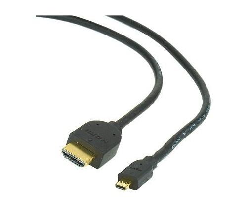 CABLE HDMI-MICRO HDMI 1.8M/V.2.0 BLK CC-HDMID-6 GEMBIRD