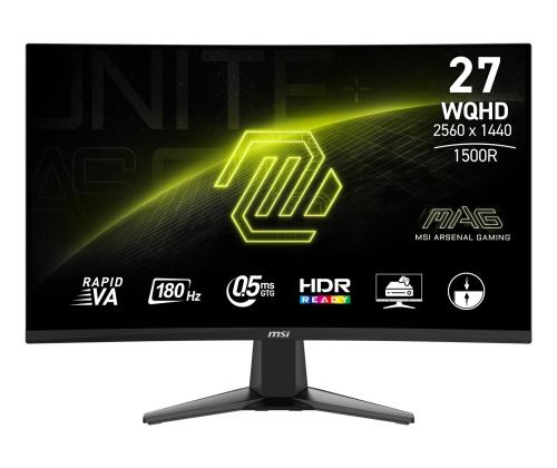 LCD Monitor MSI 27 " 2560 x 1440 pixels Quad HD Native aspect ratio 16:9 LCD Curved MAG27CQ6F