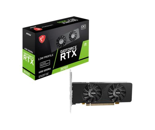 Graphics Card MSI NVIDIA GeForce RTX 3050 6 GB GDDR6 96 bit PCI Express x8 4.0 Active RTX3050LPE6GOC