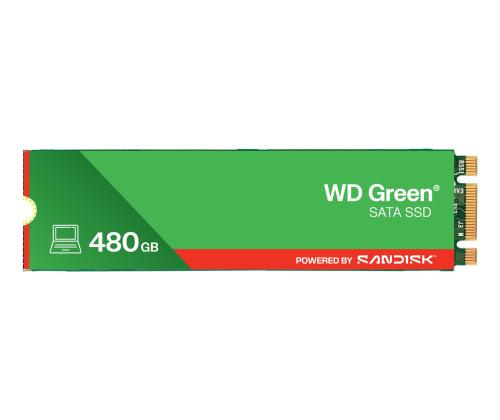 SSD SANDISK MTBF 1000000 h Read speed 545 MB/s Serial ATA III M.2 480 GB POWERED BY SANDISK Green…