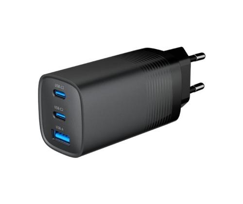 CHARGER USB UNIVERSAL QC3.0/TA-UC-PDQC65-01-BK GEMBIRD