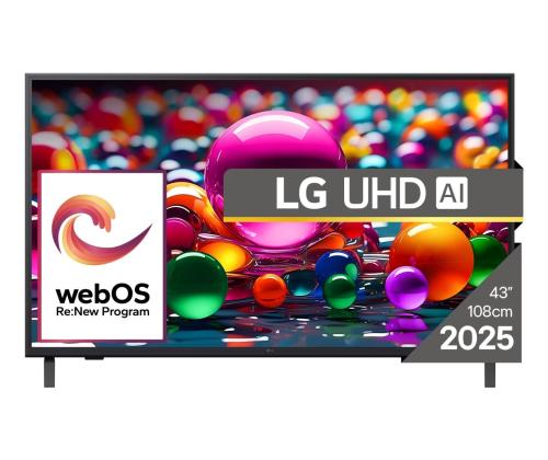 TV Set LG 43 " 4K Ultra HD 3840 x 2160 pixels Flat 16:9 LED 43UA74003LB
