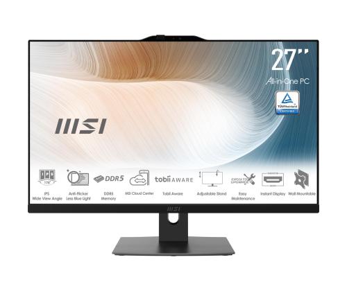 Monoblock PC MSI CPU Intel Intel Core 5 Intel Core 5 120U RAM 16 GB DDR5-SDRAM Screen 27 " 1920 x…