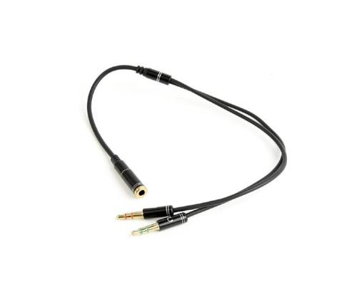 CABLE AUDIO 3.5MM SOCKET TO/2X3.5MM PLUG CCA-418M GEMBIRD