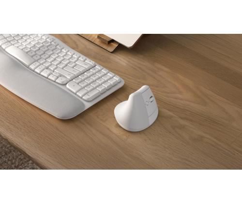 MOUSE USB OPTICAL WRL VERTICAL/WHITE RIGH 910-006475 LOGITECH