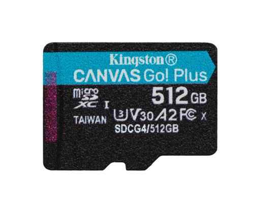 MEMORY MICRO SDXC 512GB UHS-I/SDCG4/512GBSP KINGSTON