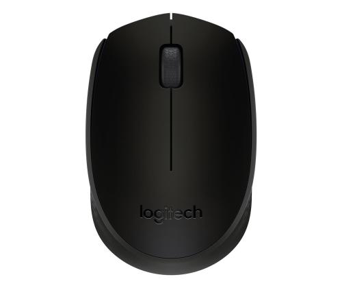 MOUSE USB OPTICAL WRL B170/BLACK 910-004798 LOGITECH