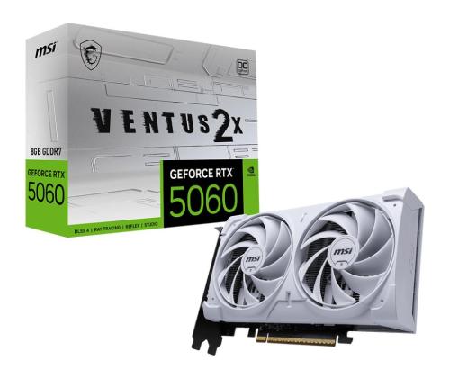 VGA PCIE16 RTX5060 8GB GDDR7/RTX5060 8G VENTUS 2X OC WH MSI