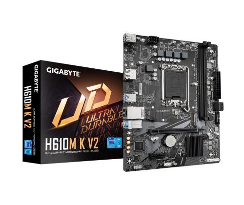 Mainboard GIGABYTE Intel H610 LGA1700 Micro-ATX Memory DDR5 Memory slots 2 1xPCI-Express 3.0 1x…