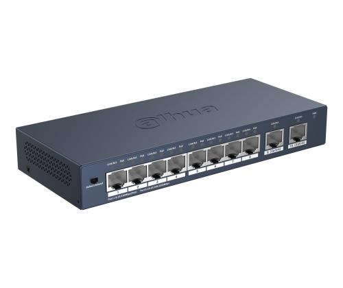 Switch DAHUA S3010-8ET2GT-90 Switch type Unmanaged 8xRJ-45 ports RJ-45 Ports Type Fast Ethernet (10…