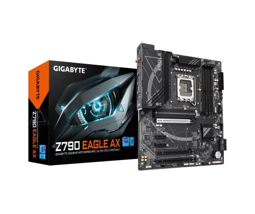 Mainboard GIGABYTE Intel Z790 LGA1700 ATX Memory DDR5 Memory slots 4 Z790EAGLEAX1.1