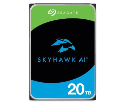 HDD SEAGATE SkyHawk AI 20TB 256 MB 7200 rpm Discs/Heads 10/20 3,5" ST20000VE003