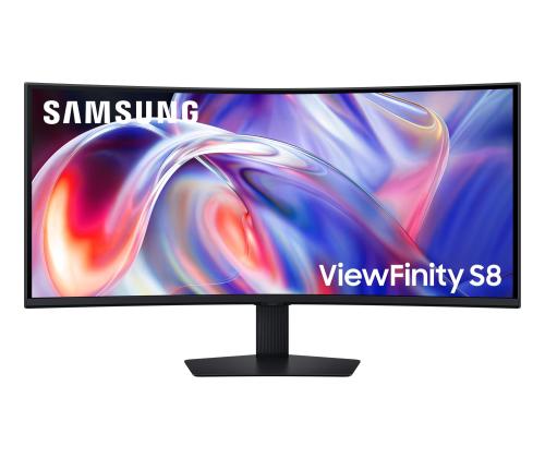 LCD Monitor SAMSUNG 40 " 5120 x 2160 pixels WUHD Native aspect ratio 21:9 LCD Curved LS40H850TAUXEN