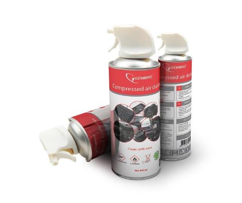 COMPRESSED AIR DUSTER 400ML/CK-CAD-FL400-01 GEMBIRD