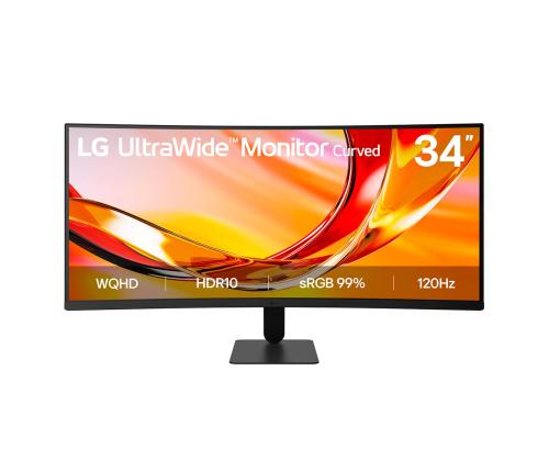 LCD Monitor LG 34 " 3440 x 1440 pixels UltraWide Quad HD Native aspect ratio 21:9 LCD Curved…
