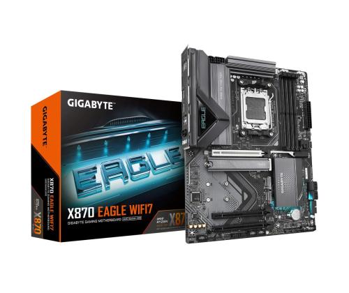Mainboard GIGABYTE AMD X870 SAM5 ATX Memory DDR5 Memory slots 4 2xPCI-Express 3.0 1x 1xPCI-Express…