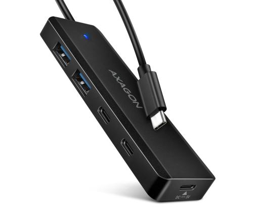 I/O HUB USB-C TRAVEL/0.19M HUE-C2C AXAGON