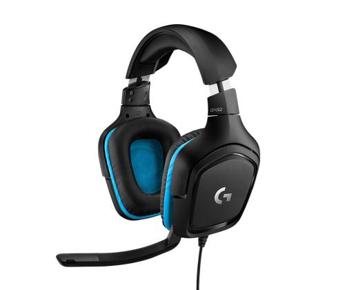 HEADSET GAMING G432/BLACK 981-000770 LOGITECH