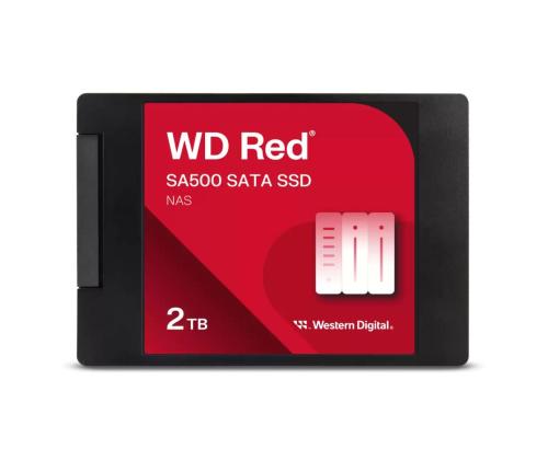SSD WESTERN DIGITAL Red SA500 2TB SATA 3.0 Write speed 520 MBytes/sec Read speed 560 MBytes/sec 2,5…