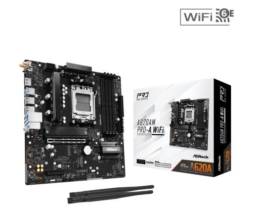 MB AMD A620A SAM5 MATX/A620AM PRO-A WIFI ASROCK