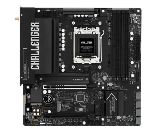 Mainboard ASROCK AMD B850 Socket AM5 micro ATX RAM DDR5-SDRAM 4xSlots Wi-Fi Yes Bluetooth Yes…