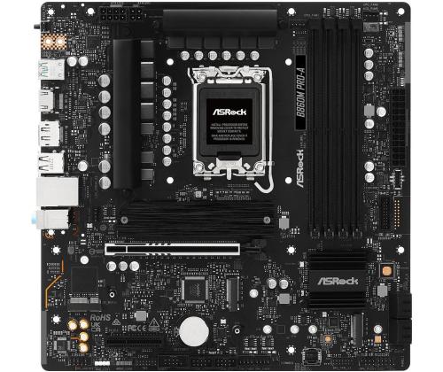 Mainboard ASROCK Intel B860 LGA 1851 (Socket V1) micro ATX RAM DDR5-SDRAM 4xSlots 3xNumber of M.2 …