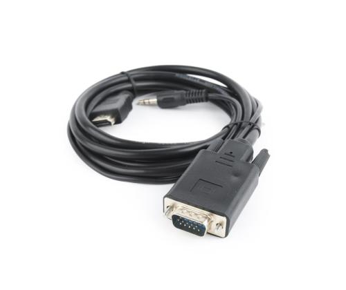 CABLE HDMI-VGA +3.5MM/3M A-HDMI-VGA-03-10 GEMBIRD