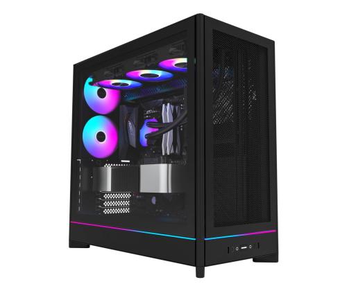 Case MONTECH HS01 PRO MidiTower Case product features Removeable HDD basket/Transparent panel Not…