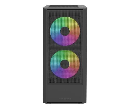 Case MONTECH ATX/micro ATX/Mini-ITX Black Midi Tower PC ?????? MONTECH X2 PLUS (B) X2PLUS(B)