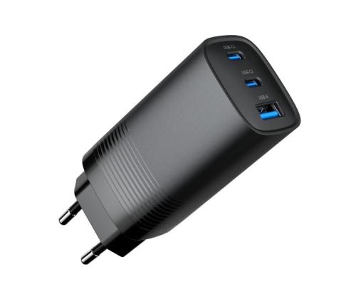CHARGER USB UNIVERSAL QC3.0/TA-UC-PDQC65-01-BK GEMBIRD