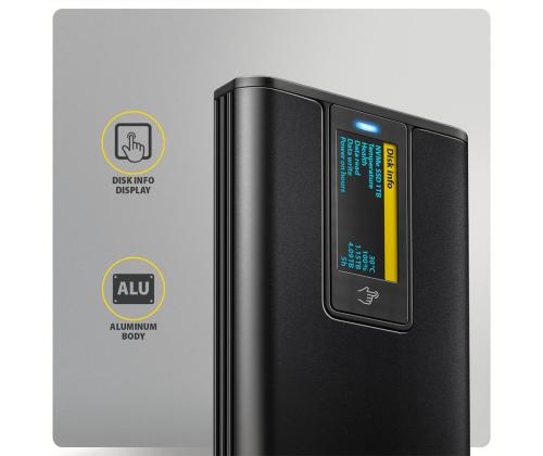 SSD ACC ENCLOSURE M.2 NVME/SATA USB-C EEM2-SD2B AXAGON