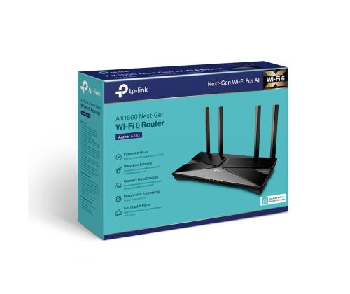 Wireless Router TP-LINK Wireless Router 1500 Mbps Wi-Fi 6 IEEE 802.11a IEEE 802.11 b/g IEEE 802.11n…