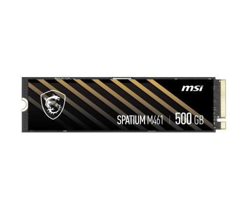 SSD MSI SPATIUM M461  500 GB M.2 PCI Express 4.0 NVMe Yes Write speed 1700 MB/s Read speed 4700 MB…