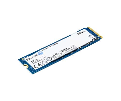 SSD KINGSTON NV3 500GB M.2 PCIE NVMe 3D NAND Write speed 3000 MBytes/sec Read speed 5000 MBytes/sec…