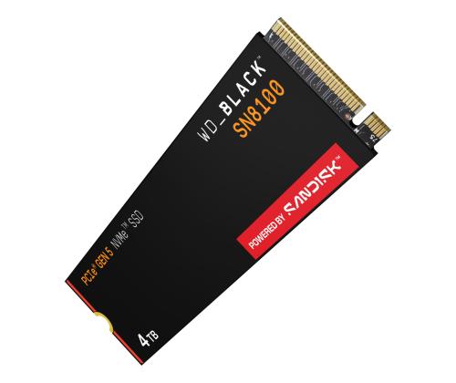 SSD SANDISK 2400xTBW rating NVMe Yes PCI Express 5.0 M.2 4000 GB SN8100 WDS400T1X0M-00CMT0