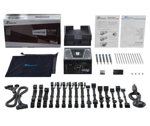 Power Supply SEASONIC PRIME TX ATX 3.0 1300 Watts Efficiency 80 PLUS TITANIUM MTBF 100000 hours…