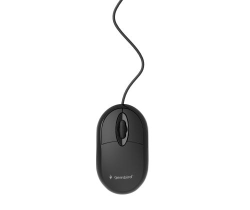 MOUSE USB OPTICAL/BLACK MUS-U-01 GEMBIRD