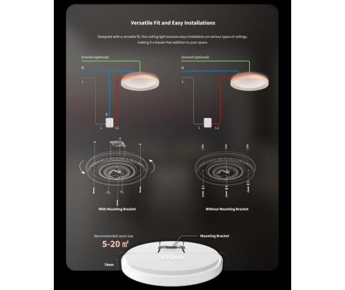 Smart Light Bulb AQARA T1M ZigBee White CL-L02D
