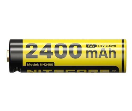 BATTERY RECH. LI-ION AA 1.5V/NH2400 2PCS NITECORE