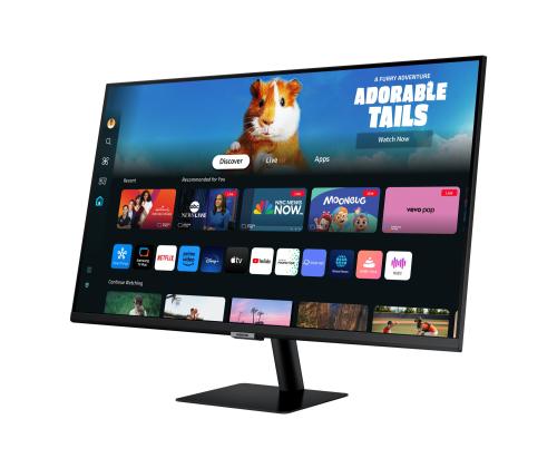 LCD Monitor SAMSUNG 27" TV Monitor/Smart Panel VA 1920x1080 16:9 60Hz Matte 4 ms Speakers Tilt…