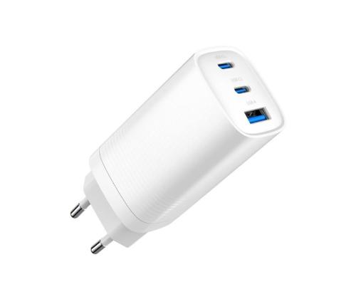 CHARGER USB UNIVERSAL QC3.0/TA-UC-PDQC65-01-W GEMBIRD