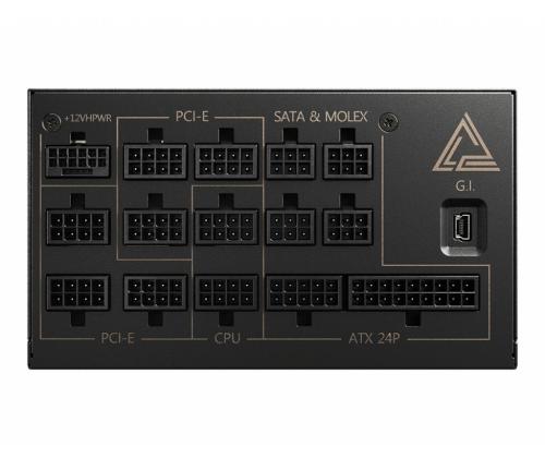 Power Supply MSI 1300 Watts Efficiency 80 PLUS PLATINIUM PFC Active MEGAI1300PPCIE5