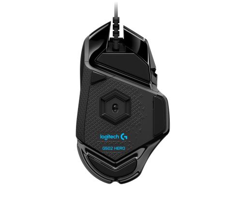 MOUSE USB OPTICAL G502 HERO/BLACK 910-005471 LOGITECH
