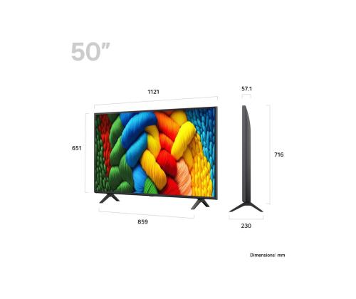 TV Set LG 50 " 4K Ultra HD 3840 x 2160 pixels Flat 16:9 NanoCell 50NANO80A6B