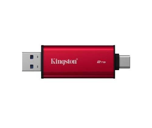 External SSD KINGSTON 2TB 3D NAND Write speed 950 MBytes/sec Read speed 1050 MBytes/sec SPSD/2TB