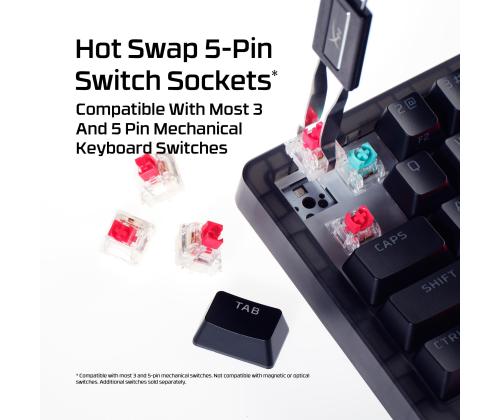 KEYBOARD ORIGINS 2 65 RGB/BLACK B4QS3AA#ABA HYPERX