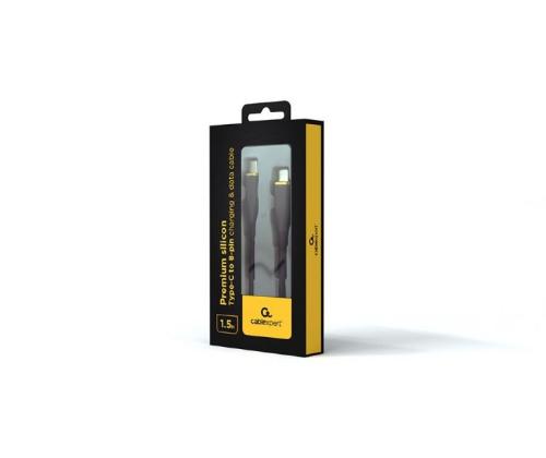 CABLE LIGHTNING TO USB-C 1.5M/CC-USB2S-CM8PM-1.5M-BK GEMBIRD
